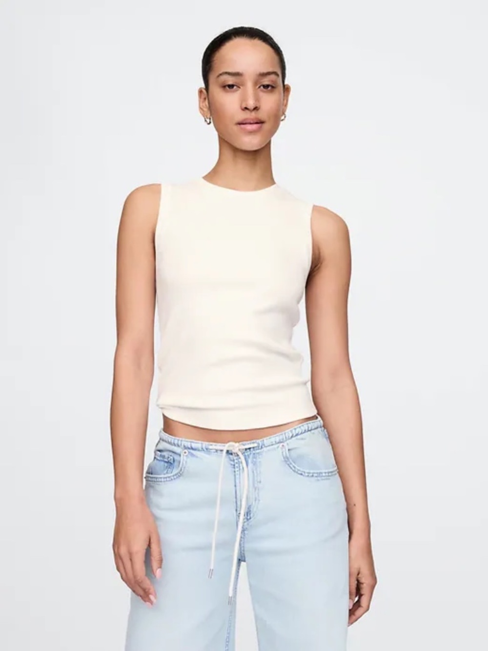 Gap Modern Rib High-Neck Top